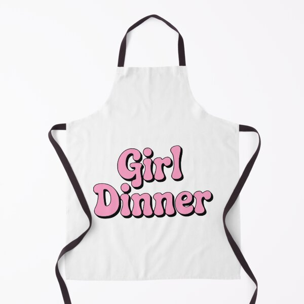 Item preview, Girl Dinner! Pink Girlie Quote designed and sold by PMCreative.