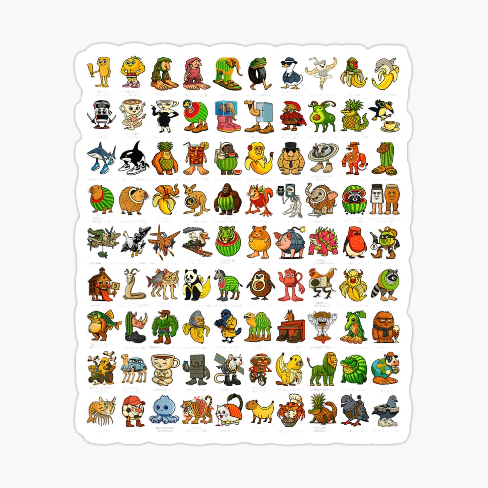 Italian-Brainrot Gen Z Poster