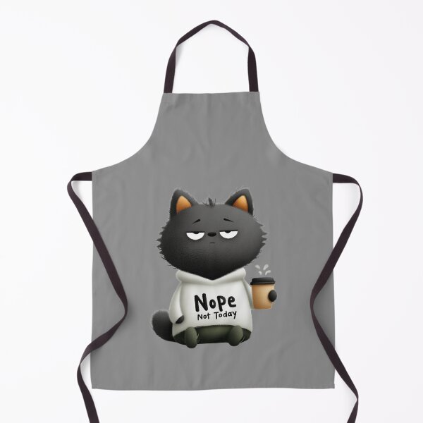 Item preview, Nope Not Today Cat, Funny Cat designed and sold by Sleepy Cat Design.