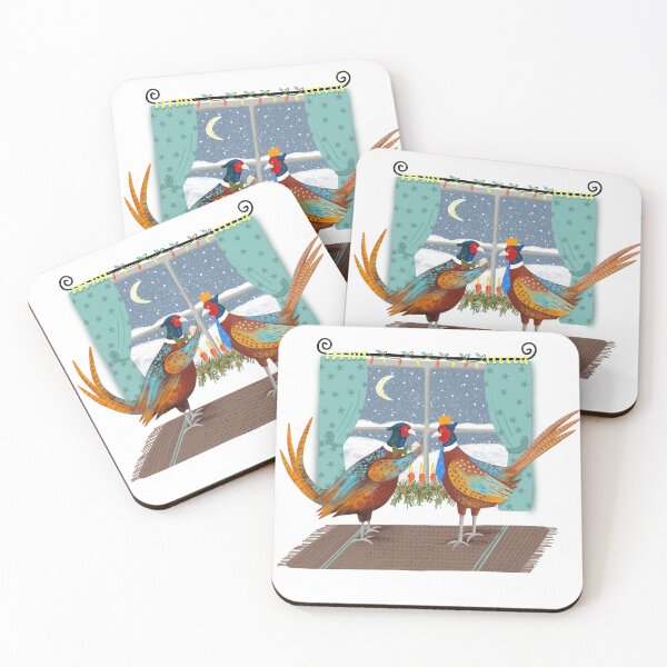 Item preview, Christmas Party Pheasants designed and sold by SarahWhittle.