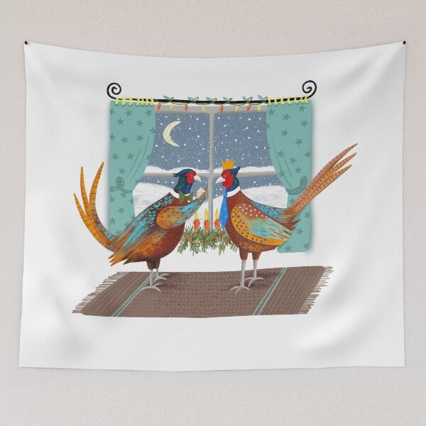 Item preview, Christmas Party Pheasants designed and sold by SarahWhittle.