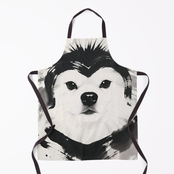 Item preview, Pomerania Ink Painting Close-up designed and sold by forget45studio.
