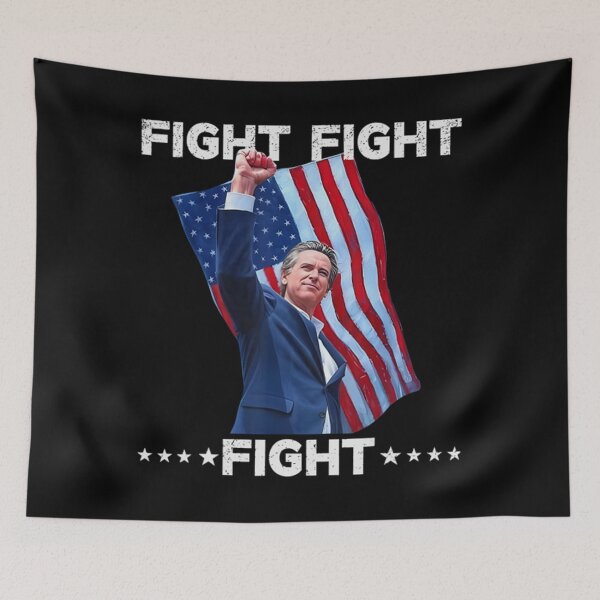 Item preview, Gavin Newsom Fight Fight Fight - gavin newsom designed and sold by hasungqy.