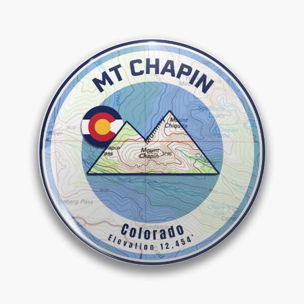 Item preview, Colorado Mountain Sunset Map - Mt Chapin designed and sold by Willz Designz.