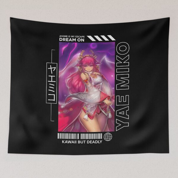 Item preview, Yae Miko - Genshin Impact designed and sold by AllanBealy.