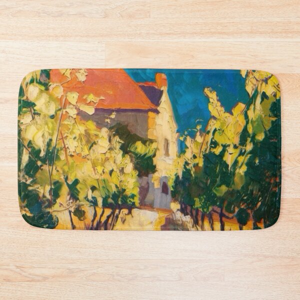 Item preview, Vibrant Vineyard Path in Provence – French Countryside Impressionist Landscape designed and sold by CARRAANN.