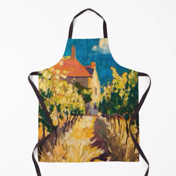 Item preview, Vibrant Vineyard Path in Provence – French Countryside Impressionist Landscape designed and sold by CARRAANN.