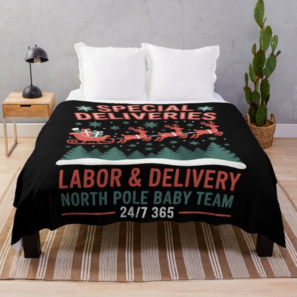 Item preview, Nurse labor and delivery nurse Christmas designed and sold by blueyeeti.