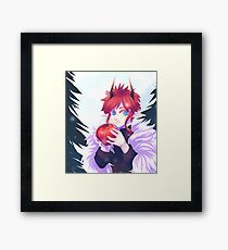 Dragon with Apple Framed Print
