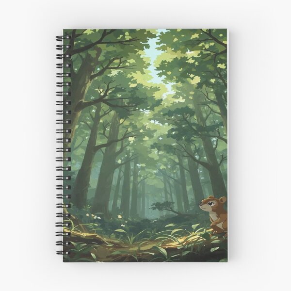 Item preview, Little Squirrel’s First Glimpse of the Forest designed and sold by DreamistStore.