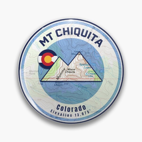 Item preview, Colorado Mountain Sunset Map - Mt Chiquita designed and sold by Willz Designz.