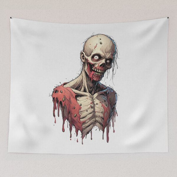 Item preview,  Creepy Zombie Horror head design designed and sold by Vintage Designs +.
