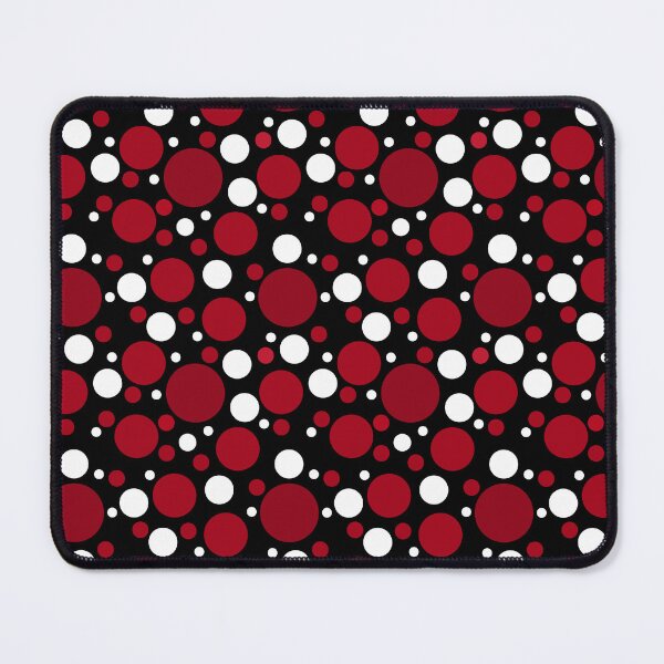 Item preview, Abstract Random Red and White Polka Dots  designed and sold by POLKAIWERX.