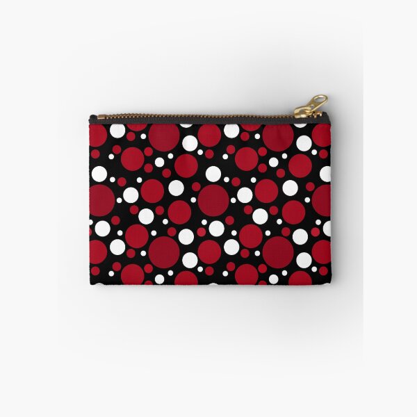 Item preview, Abstract Random Red and White Polka Dots  designed and sold by POLKAIWERX.