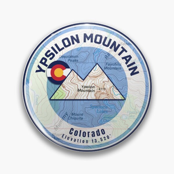 Item preview, Colorado Mountain Sunset Map - Ypsilon Mountain designed and sold by Willz Designz.