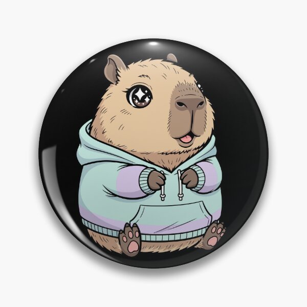 Item preview, Cute Chibi Kawaii Capybara – Adorable Animal Design designed and sold by StudioJohan.