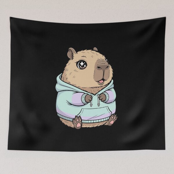 Item preview, Cute Chibi Kawaii Capybara – Adorable Animal Design designed and sold by StudioJohan.