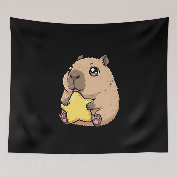 Item preview, Adorable Kawaii Capybara – Chibi Cute Animal Art designed and sold by StudioJohan.