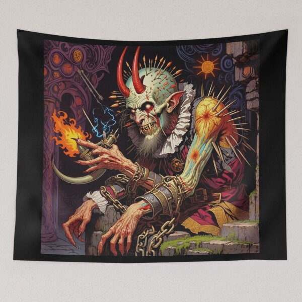 Item preview, Demonic form entering your bedroom designed and sold by Vintage Designs +.