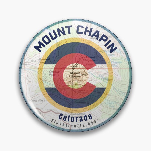 Item preview, Colorado Mountain Map - Mt Chapin designed and sold by Willz Designz.