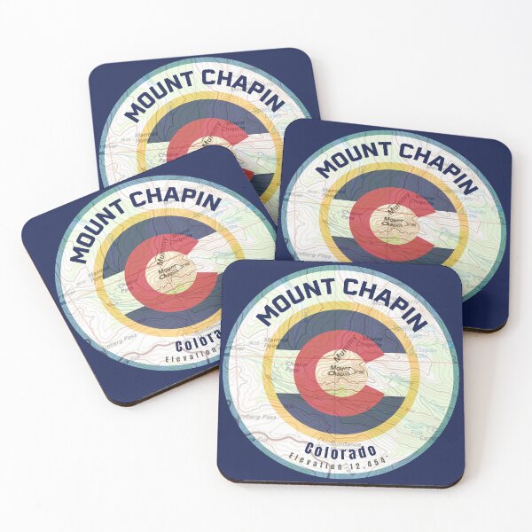 Item preview, Colorado Mountain Map - Mt Chapin designed and sold by Willz Designz.