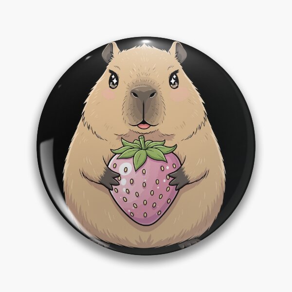 Item preview, Chibi Kawaii Capybara – Cute and Funny Animal Illustration designed and sold by StudioJohan.