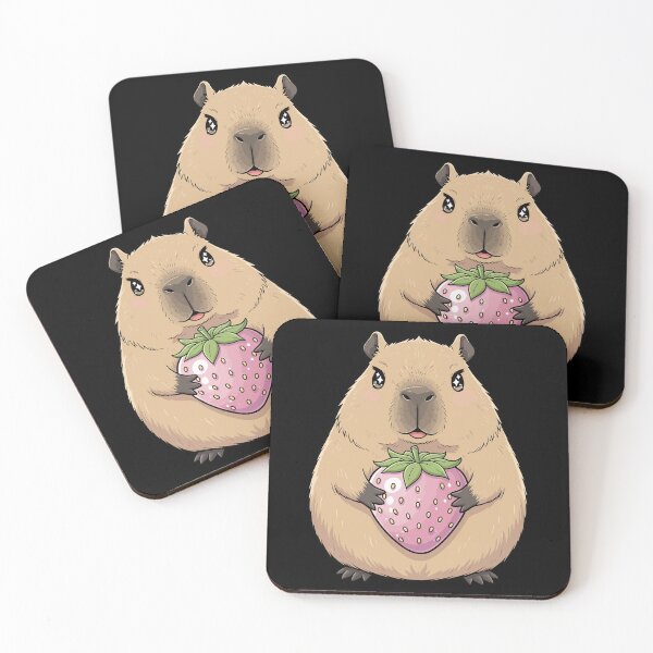 Item preview, Chibi Kawaii Capybara – Cute and Funny Animal Illustration designed and sold by StudioJohan.