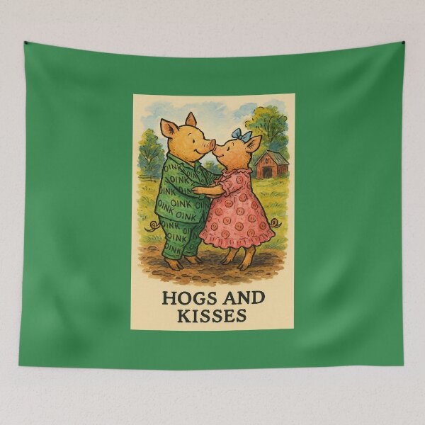 Item preview, Hogs and Kisses designed and sold by Tridentulus.