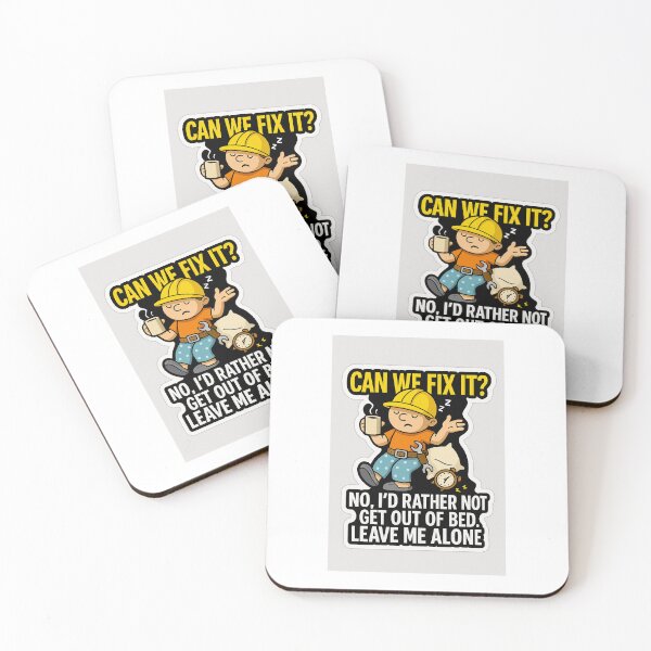 Item preview, Can We Fix It? No, I’d Rather Not – Funny Lazy Sticker designed and sold by Lushoora.