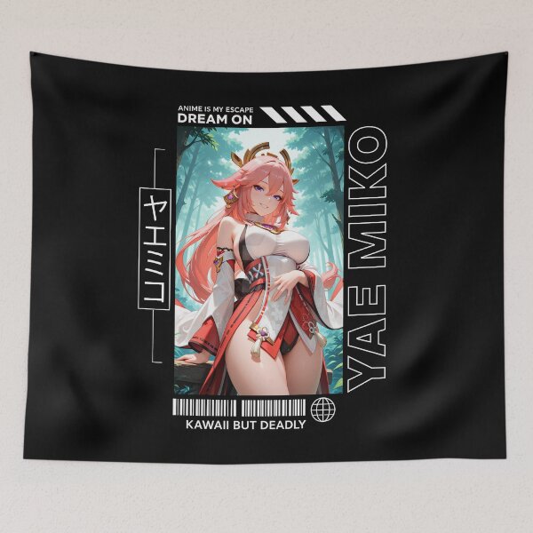 Item preview, Yae Miko - Genshin Impact designed and sold by AllanBealy.