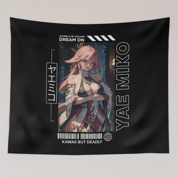 Item preview, Yae Miko - Genshin Impact designed and sold by AllanBealy.