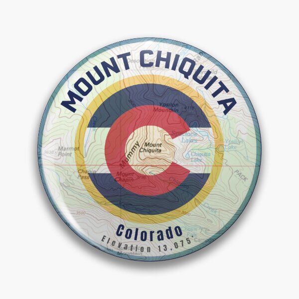 Item preview, Colorado Mountain Map - Mt Chiquita designed and sold by Willz Designz.