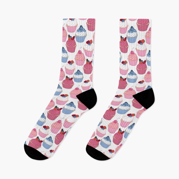 Item preview, Cupcake flavoured pattern | Cherry, Strawberry, Blueberry and Raspberry Fancy Cupcakes designed and sold by Lindsay Marie Patterns.