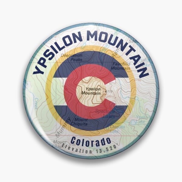 Item preview, Colorado Mountain Map - Ypsilon Mountain designed and sold by Willz Designz.