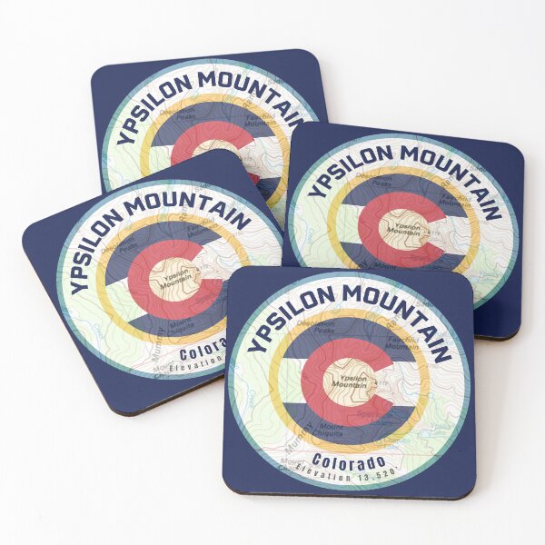 Item preview, Colorado Mountain Map - Ypsilon Mountain designed and sold by Willz Designz.