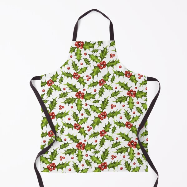 Item preview, Christmas Holly Pattern designed and sold by SarahWhittle.
