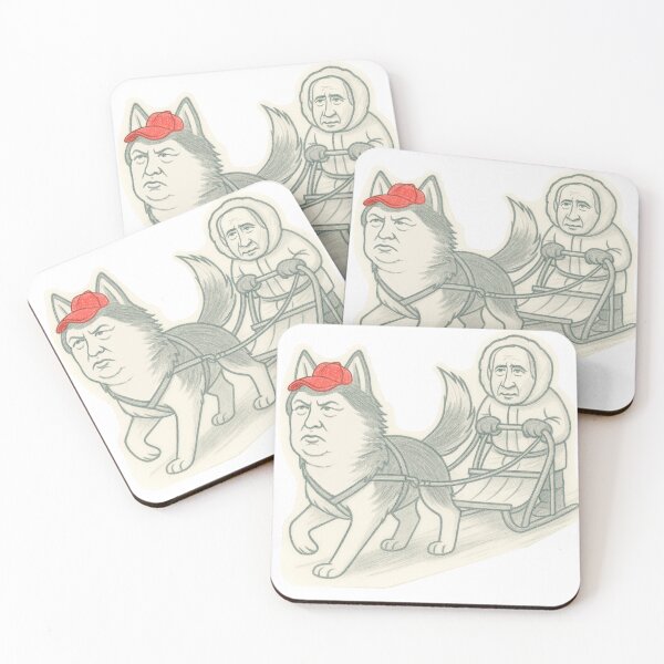 Item preview, Trineo tirado por perros Putin-Trump designed and sold by F8LST8.