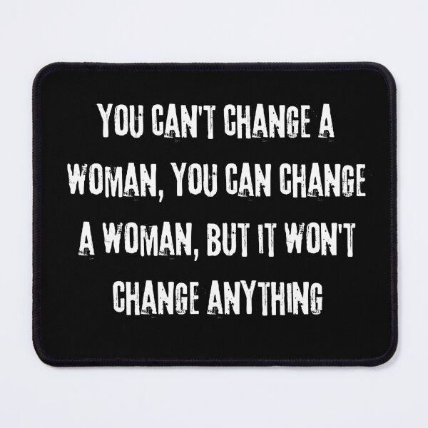 Item preview, Funny Woman Quote Irony Bold Text Design designed and sold by ViviArtix.