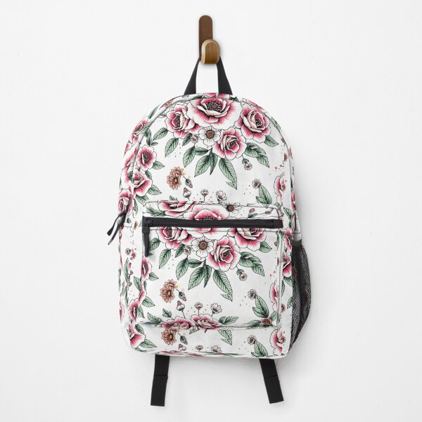 Item preview,  Pastel Red Green Floral Seamless Pattern | Hand Drawn Roses and | Aesthetic Watercolor Botanical Design designed and sold by teesprinkle.