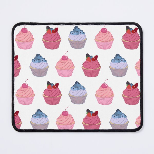 Item preview, Cupcake pattern | Cherry, Strawberry, Blueberry and Raspberry Fancy Cupcakes designed and sold by Lindsay Marie Patterns.