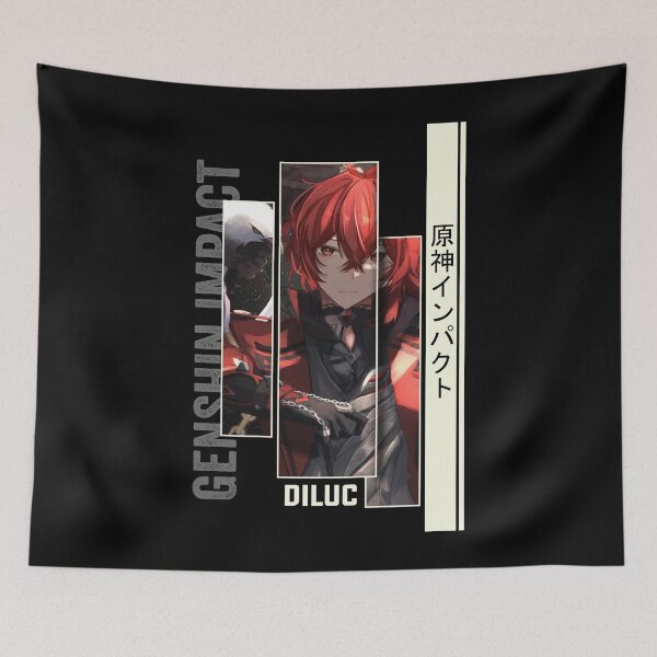 Item preview, Diluc - Genshin Impact designed and sold by gontijoart.