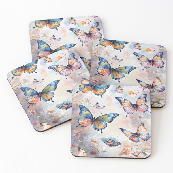 Item preview, Colorful butterflies wallpaper designed and sold by saly55887.