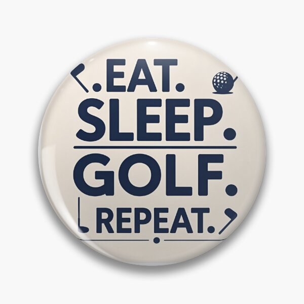 Item preview, Eat. Sleep. Golf. Repeat. designed and sold by LeodMac.
