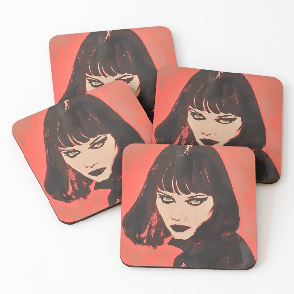 Artikelvorschau, Dunkles Femme-Fatale-Porträt (Pop-Art-Gothic-Frau) entworfen und verkauft von saikoshkina.