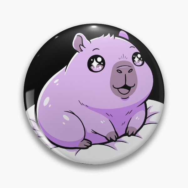 Item preview, Kawaii Cute Capybara – Chibi Funny Animal Art designed and sold by StudioJohan.