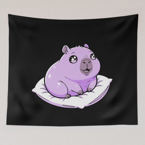 Item preview, Kawaii Cute Capybara – Chibi Funny Animal Art designed and sold by StudioJohan.