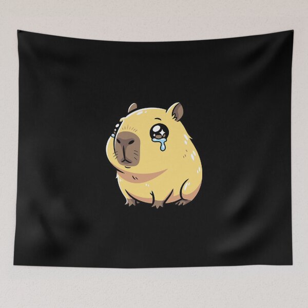 Item preview, Cute Chibi Capybara – Adorable Kawaii Rodent Designg designed and sold by StudioJohan.