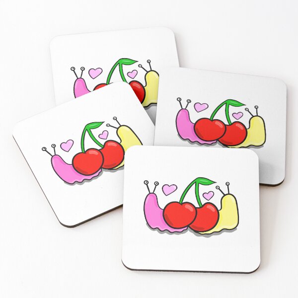 Item preview, Cherry Lover Snails designed and sold by TimTimByChloe.