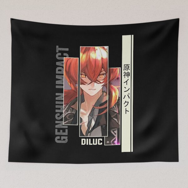 Item preview, Diluc - Genshin Impact designed and sold by gontijoart.