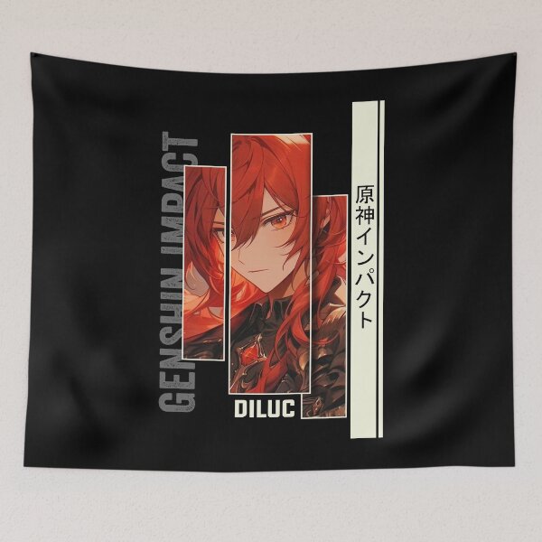 Item preview, Diluc - Genshin Impact designed and sold by gontijoart.